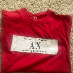 ARMAMI EXCHANGE men’s Red (vintage look) T-shirt